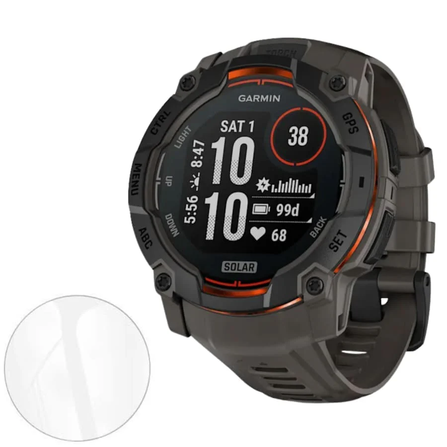 Hydrogel Screen Protectors for Garmin Instinct 3 (45mm) (Pack of 6) - Image 2