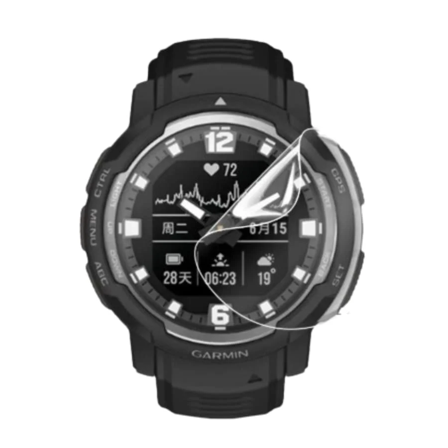 Hydrogel Screen Protectors for Garmin Instinct Crossover (Pack of 6)