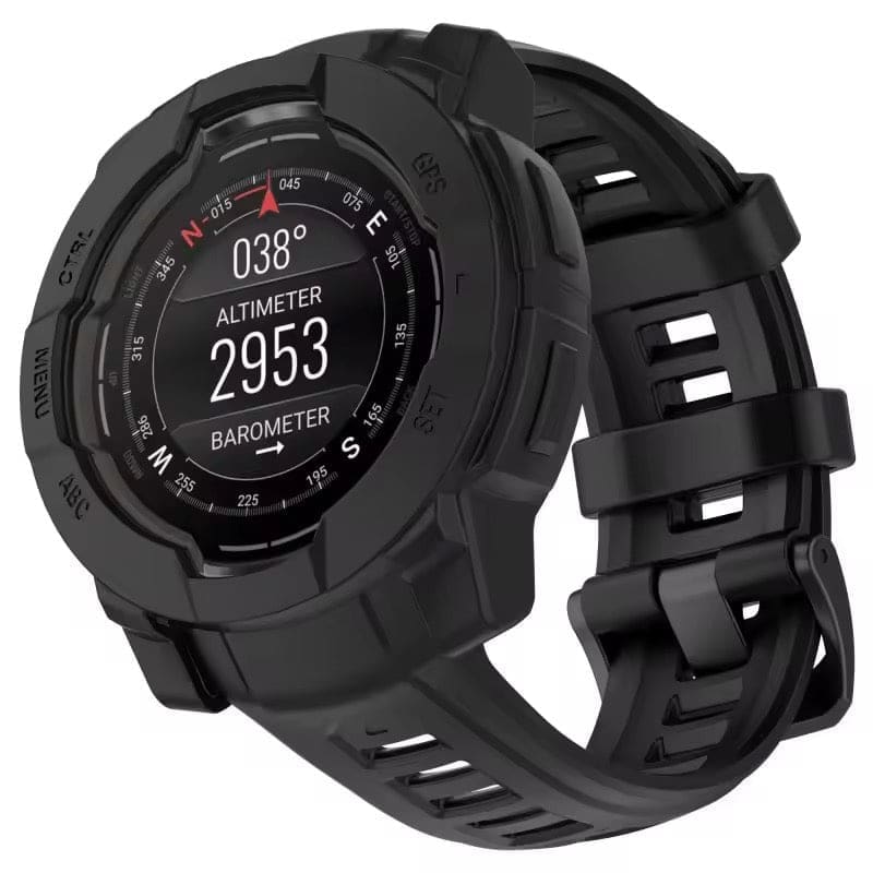 Protective Case for Garmin Instinct E (45mm) (Black) - Image 2