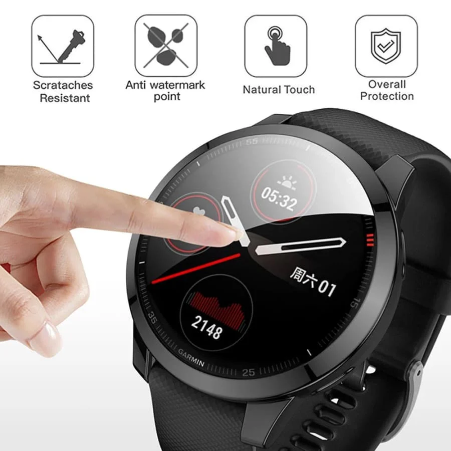 Protective Case for Garmin Vivoactive 4 (Black) - Image 3