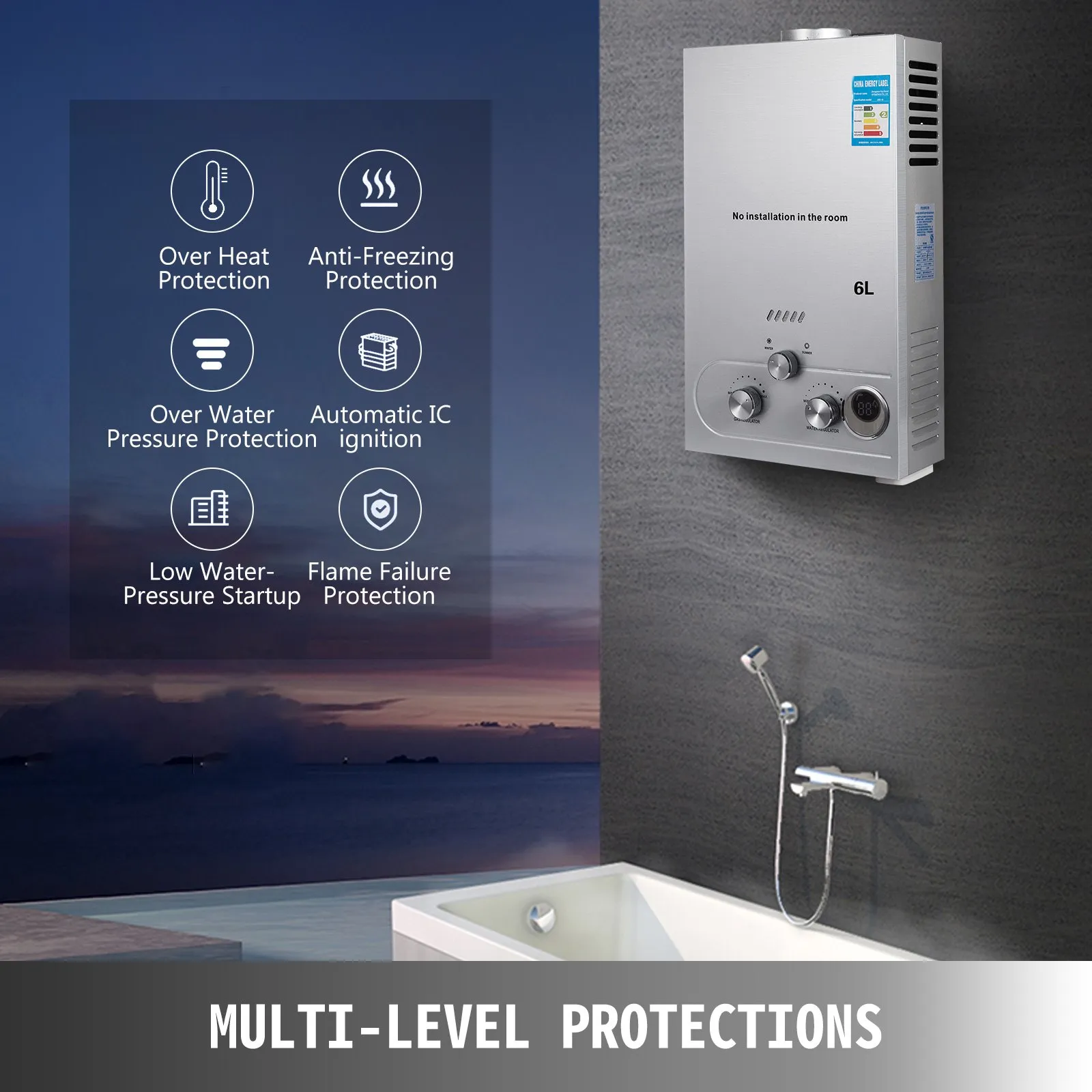 Gas Water Heating 6L - Image 3