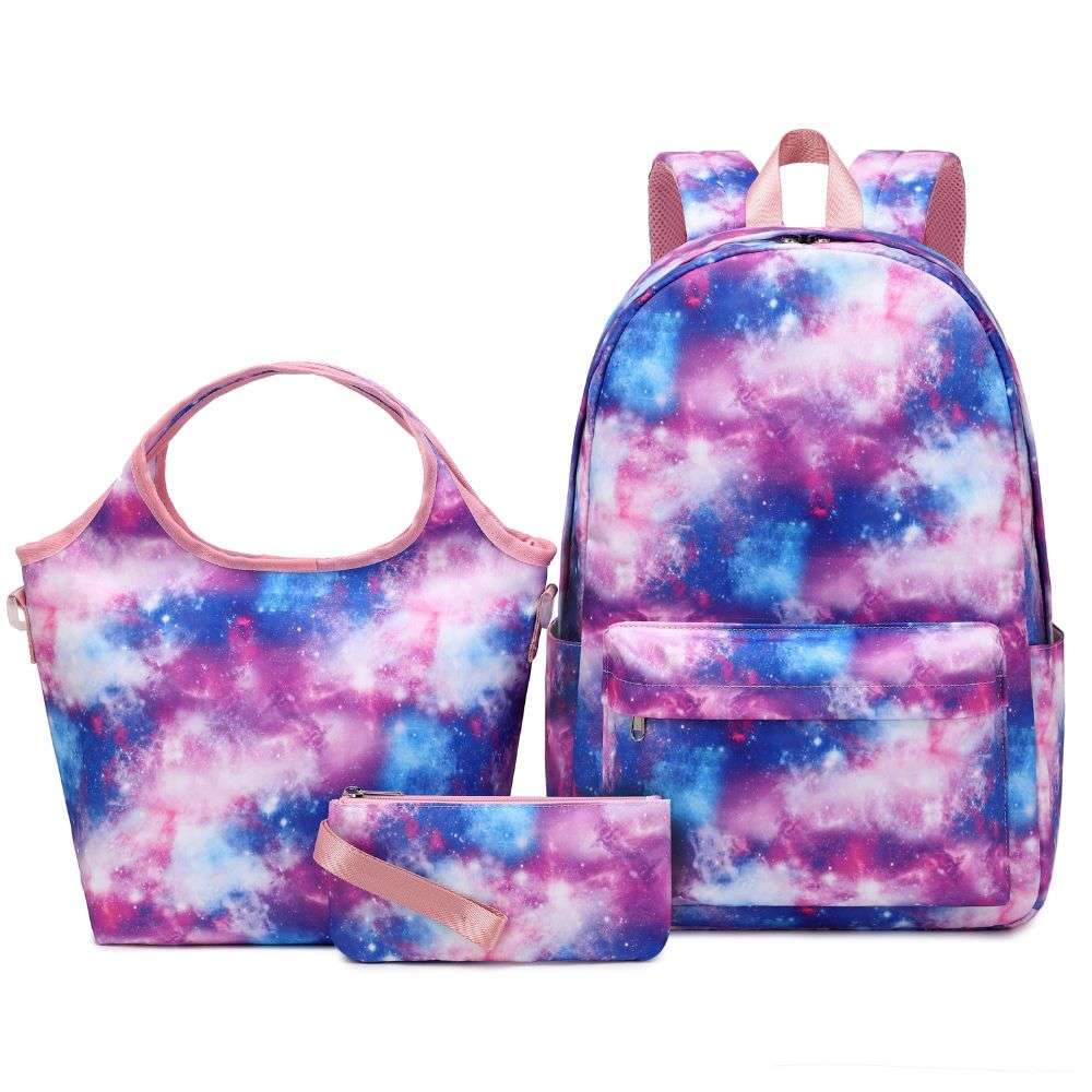 Girls School Bags & Kids Backpack | Butterfly & Galaxy - Image 2