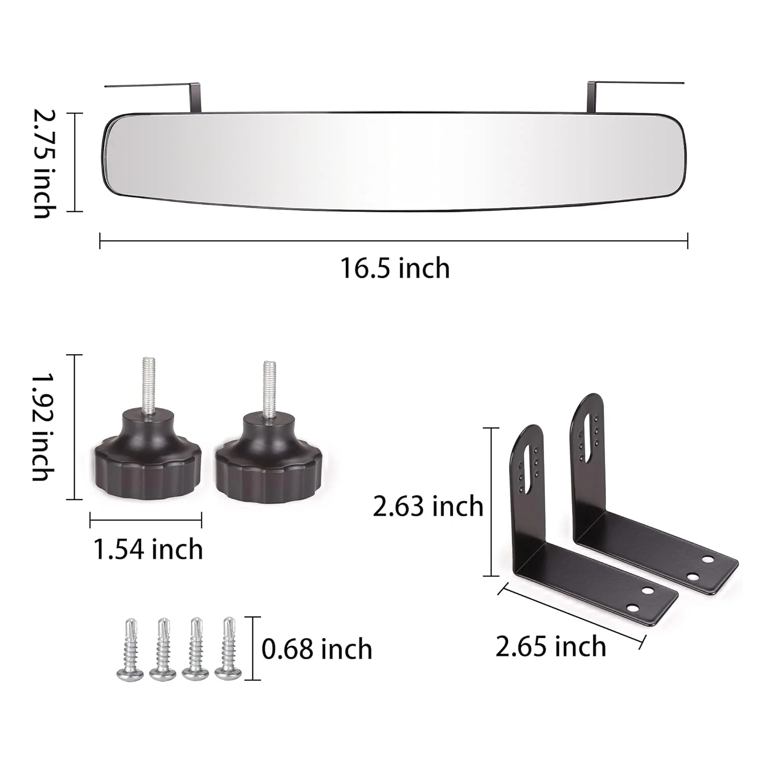 Golf Cart Rear View Mirror For Club Car EZ GO Yamaha And Others - Image 6