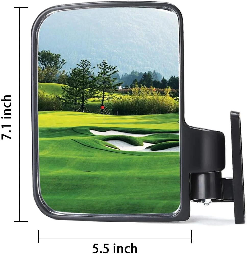 Golf Cart Side Mirrors, Rear View Mirror for Club Car EZGO Yamaha - Image 4