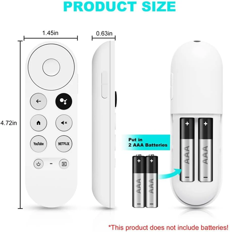 Chromecast Google TV Remote Replacement Compatible - Image 5