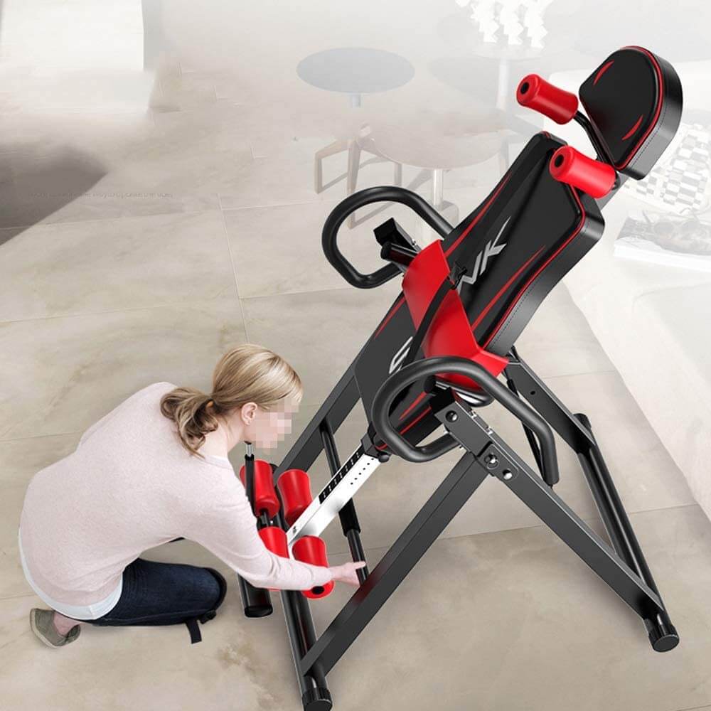 Inversion Table With Headrest Adjustable Protective Belt Ba - Image 3