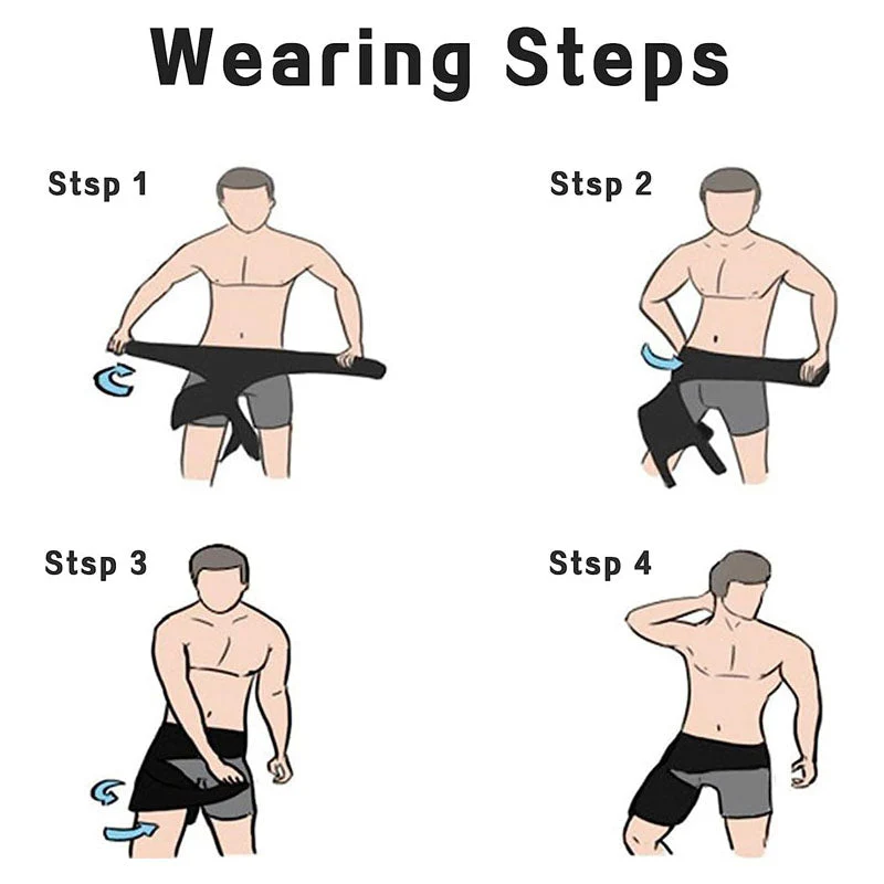 Groin Support Hip Brace Compression Groin Wrap for Thigh Hamstring - Image 7