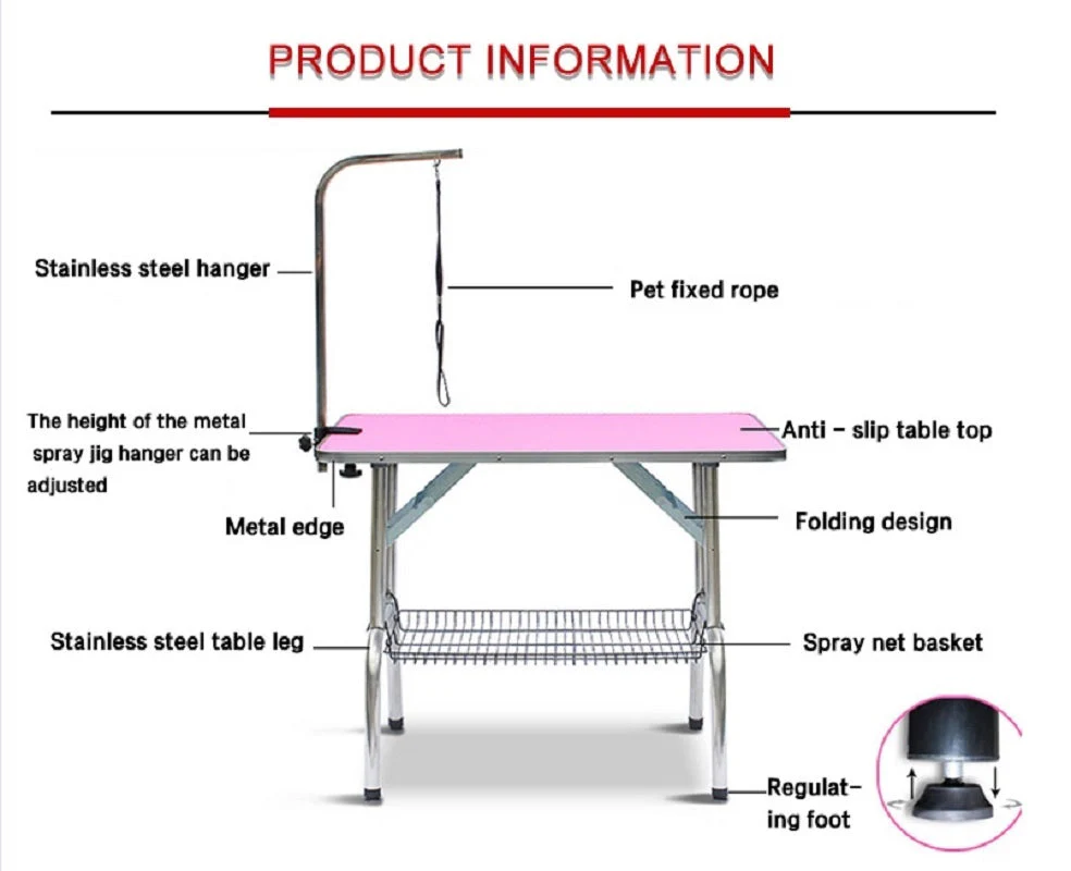 Pet Grooming Table 110CM Foldable - Image 7