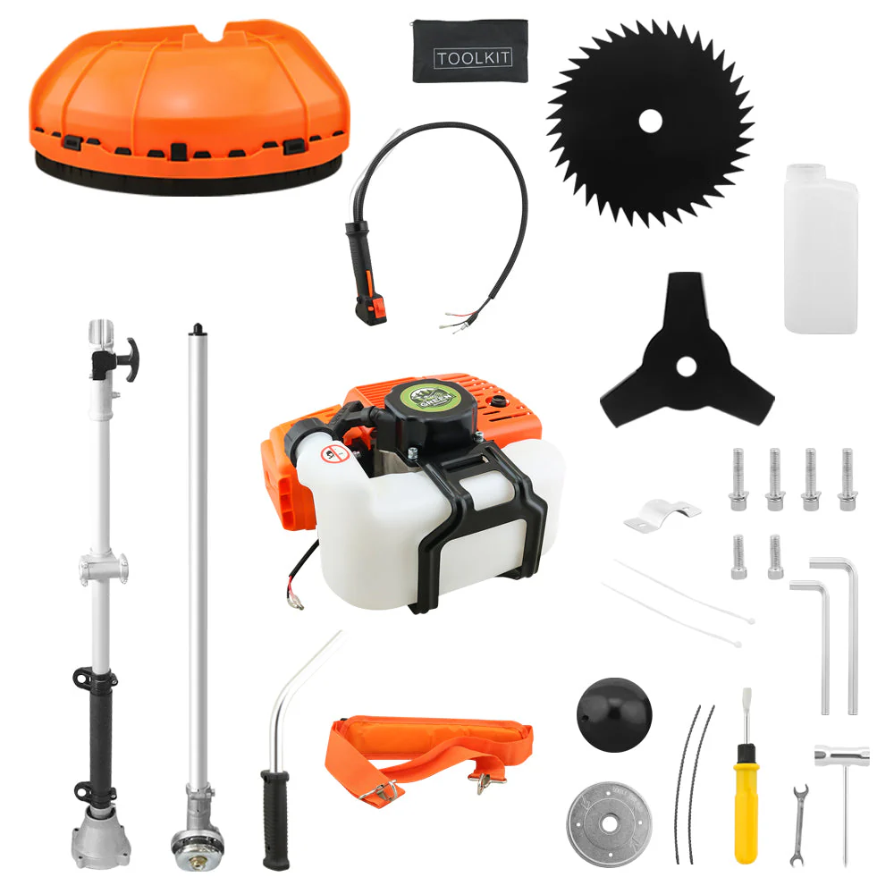 52cc Weedeater Brushcutter Petrol Pole Trimmer Weed Eater Brush Cutter - Image 6