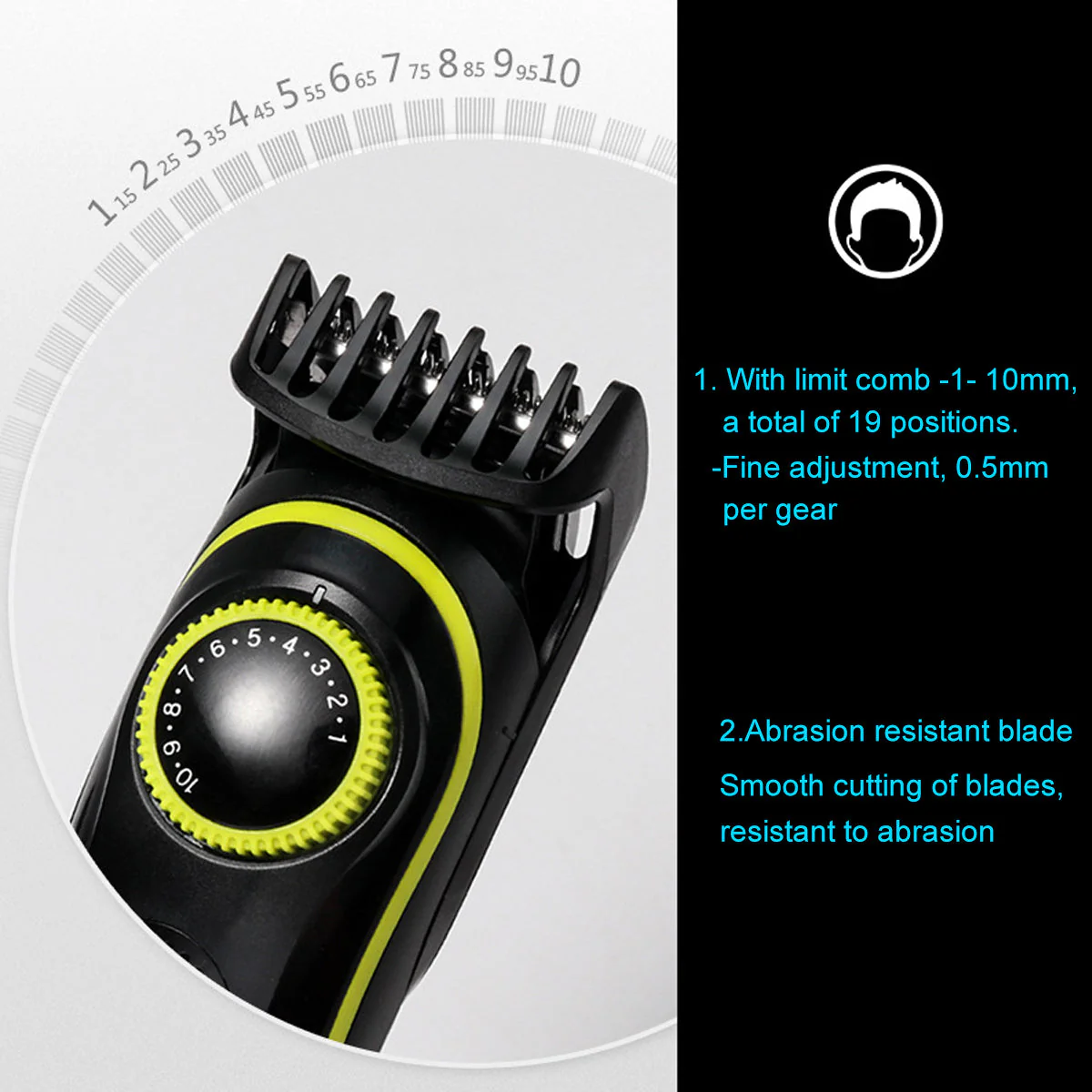 Hair Trimmer Shaver Clippers Cordless - Image 9
