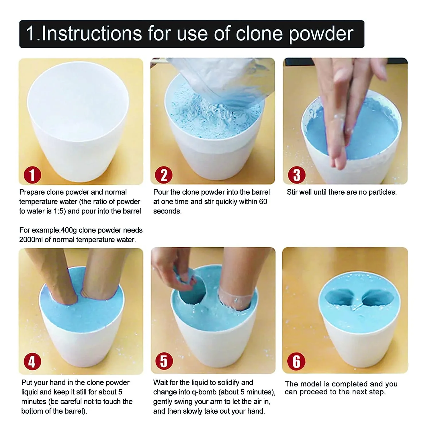 Hand Casting Molding Kit Full Kit - Image 8