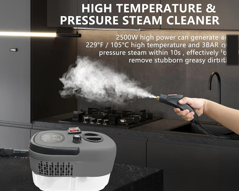 Handheld 2500W Steam Cleaner High Temperature Pressurized - Image 5