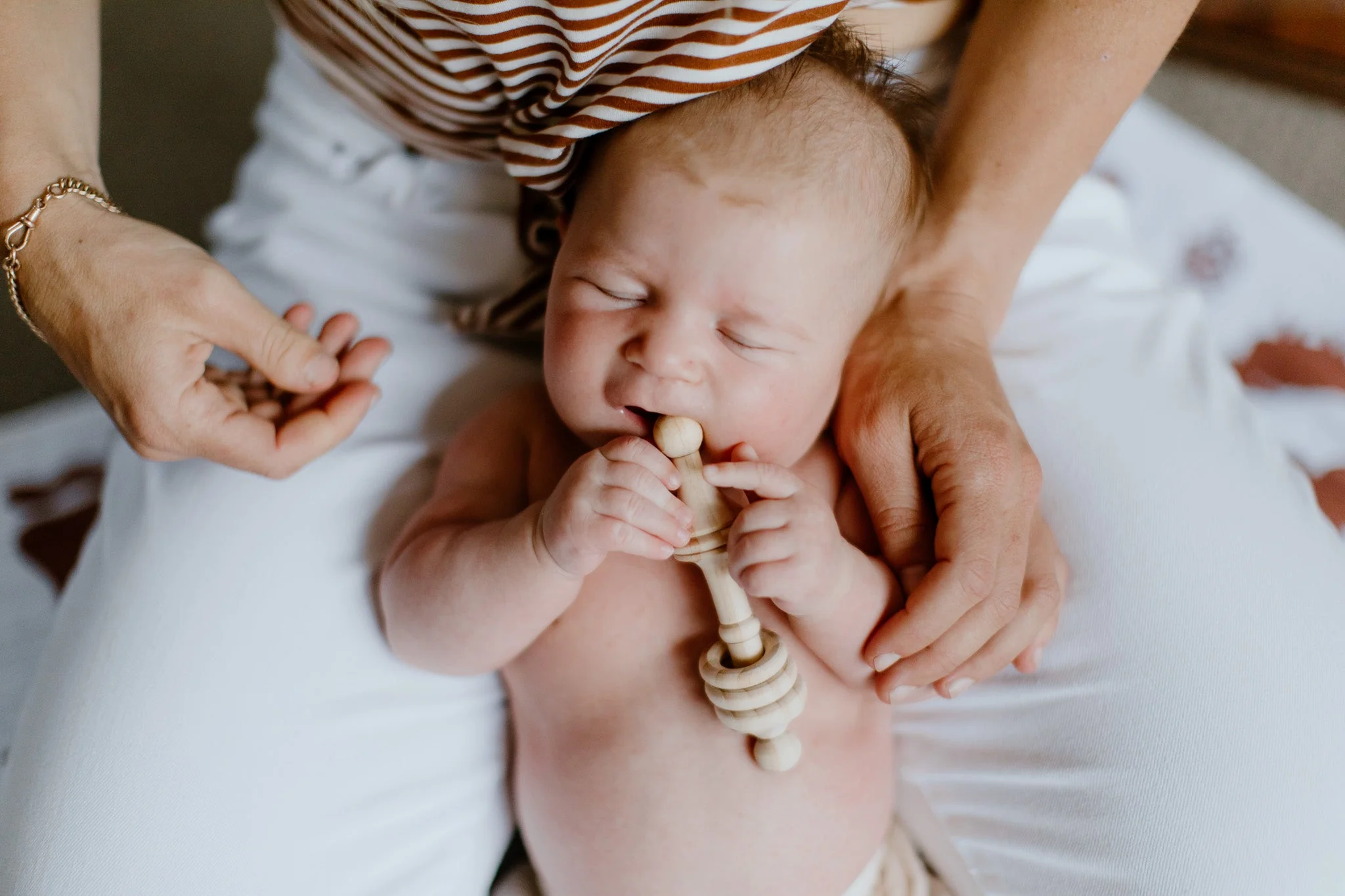 Handmade Wooden Rattle - Image 2