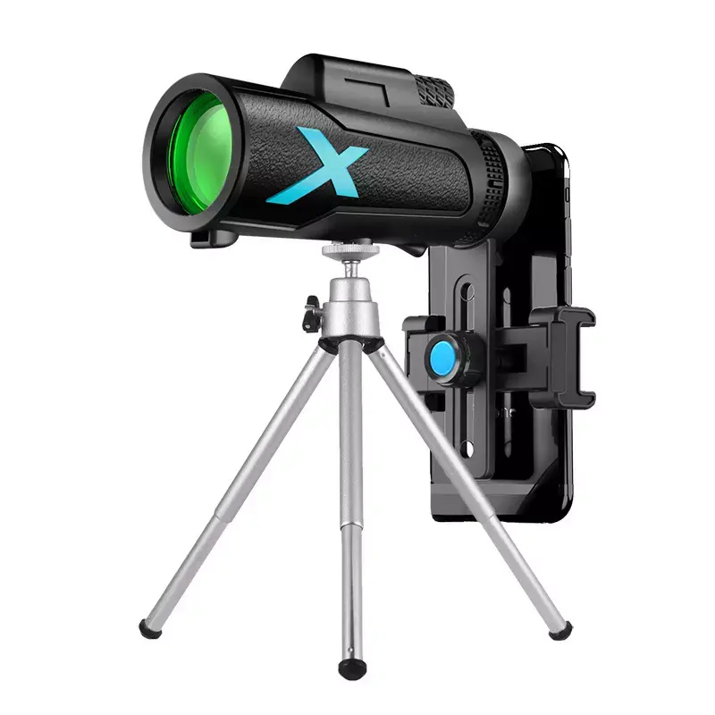 HD High Powered BAK4 Prism 12X50 Monocular Telescope for Smartphone - Image 4