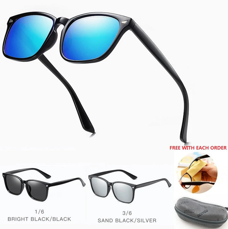 HD Polarized Lens Sunglasses Anti-Blue Ray Hydrophobic - Image 2