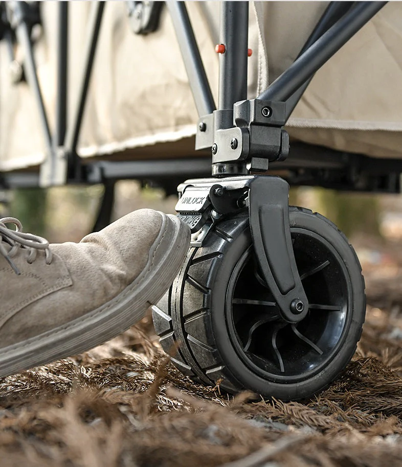 Heavy Duty Collapsible Trolley,Wagon Cart – Extra Large 260L, All-Terrain Wheels - Image 7