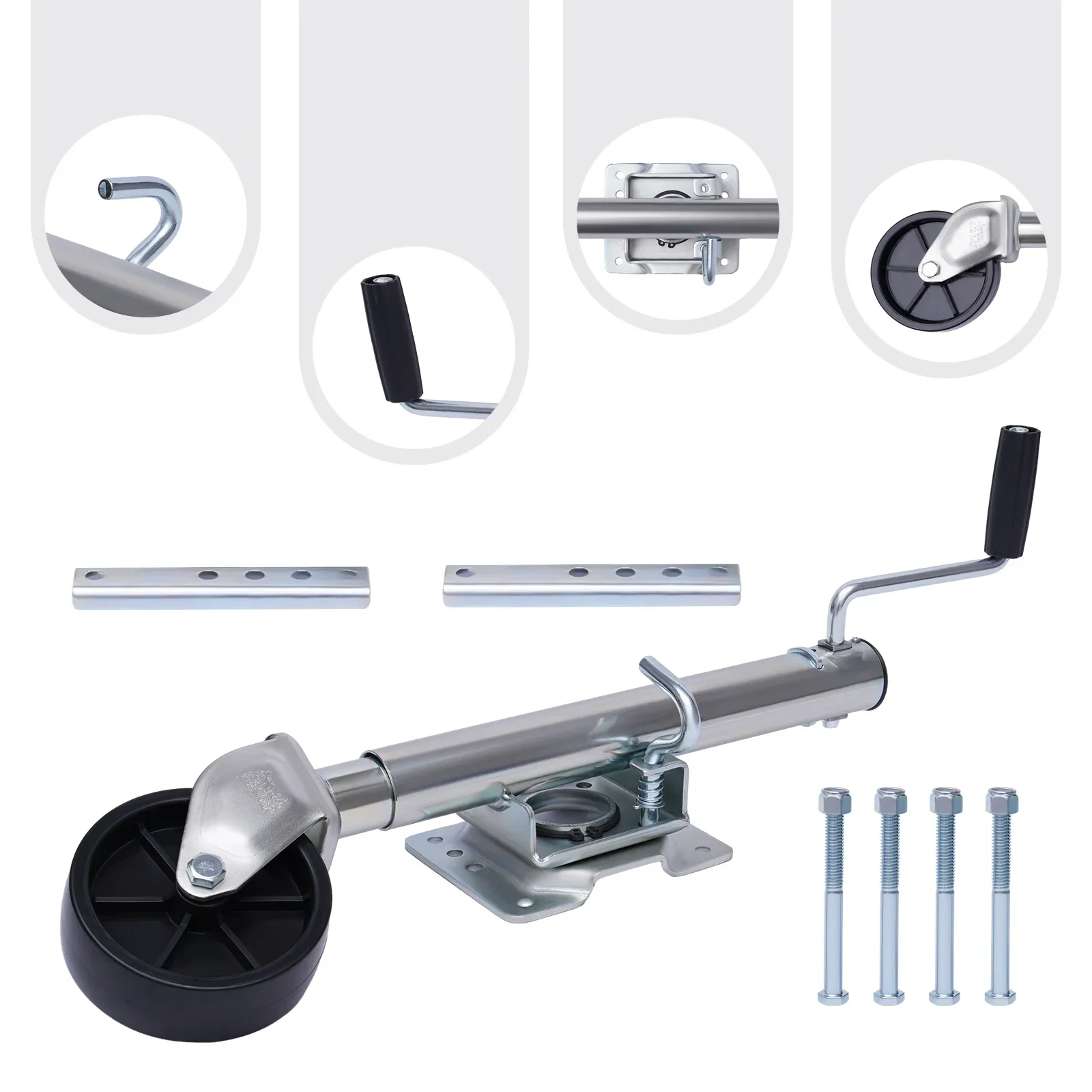 Heavy Duty Jockey Wheel 1200 lbs - Image 2