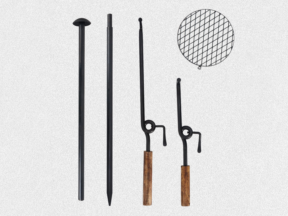 Heavy Duty Swivel Campfire Cooking Grill Grate - Image 6