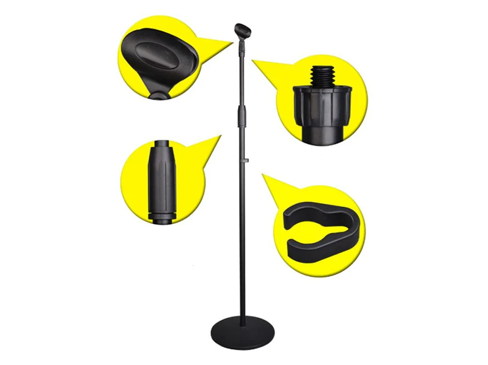Height Adjustable Tripod Microphone Stand - Image 5