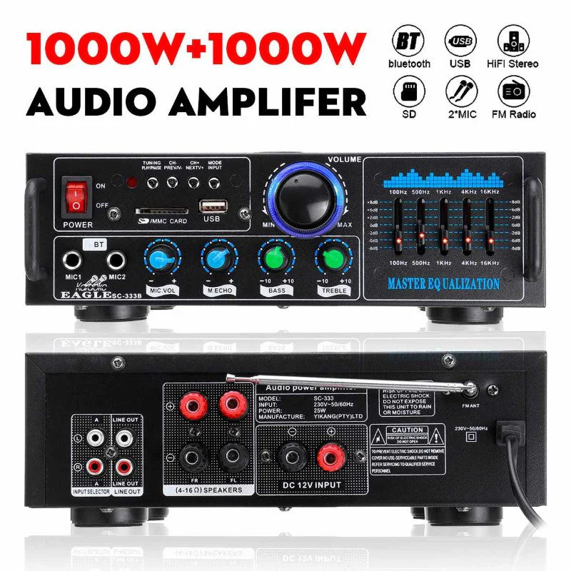HiFi Stereo Amplifier Bluetooth - Image 3