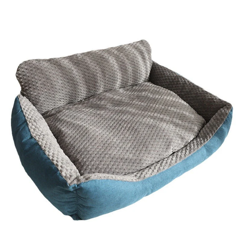 High Back Bolster Comfort Pet bed Dog Bed Super Thick Warm - Image 2