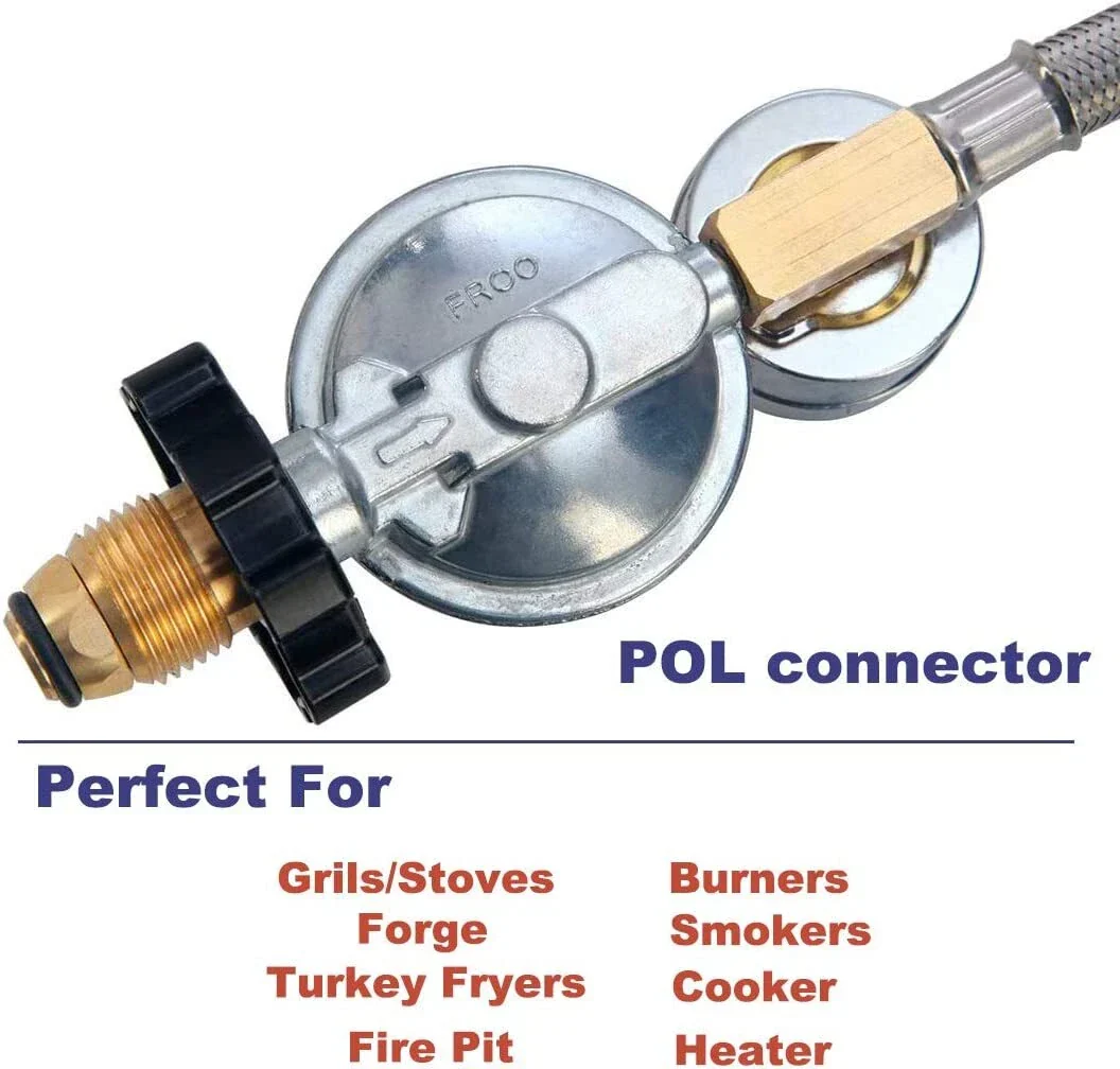 High Pressure Propane Regulator Hose 12ft - Image 12