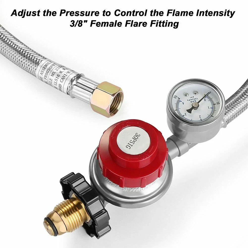 High Pressure Propane Regulator Hose 12ft - Image 13