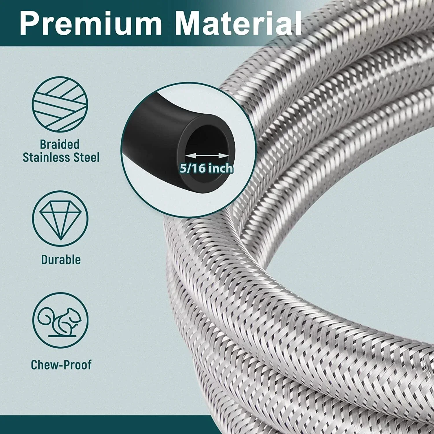 High Pressure Propane Regulator Hose 12ft - Image 7