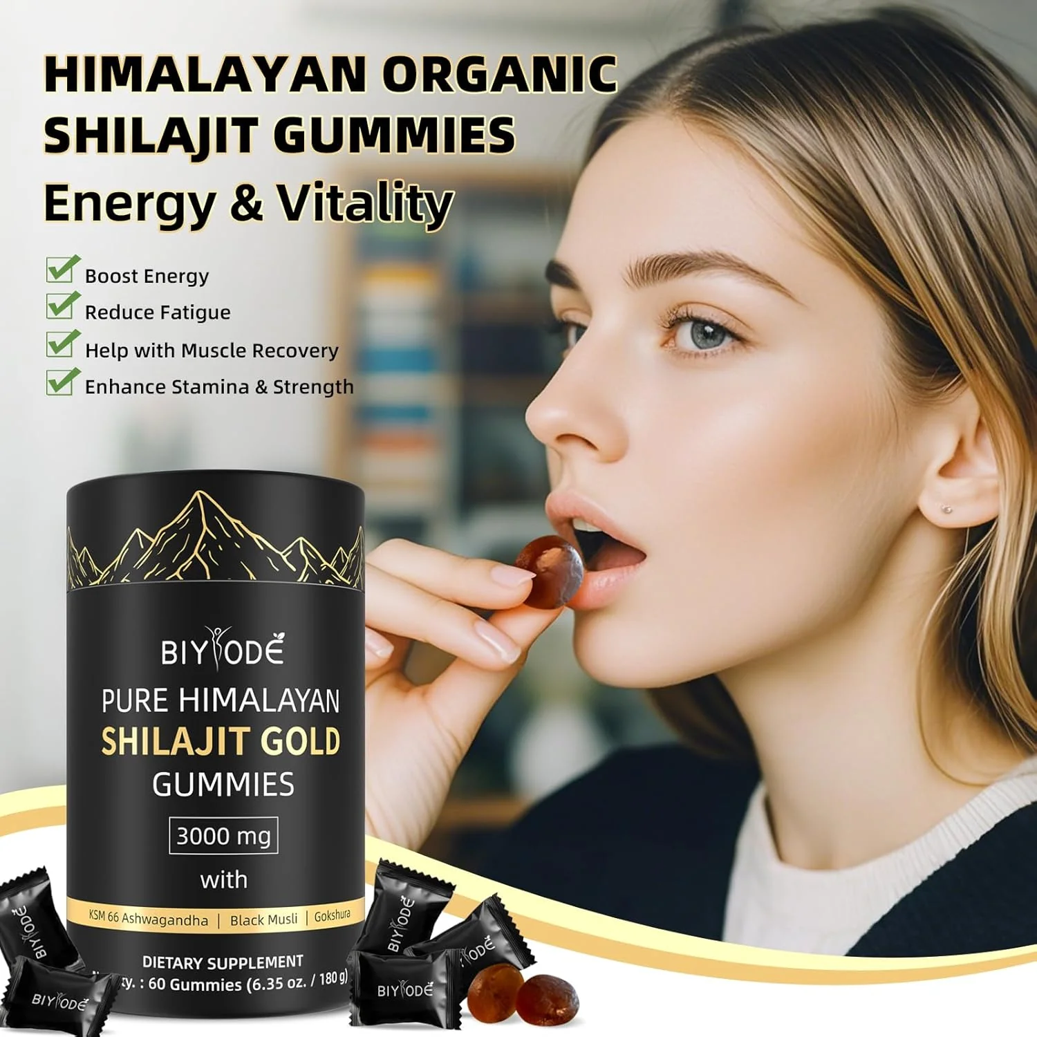 Himalayan Shilajit Gummies 120 Gummies - Image 6