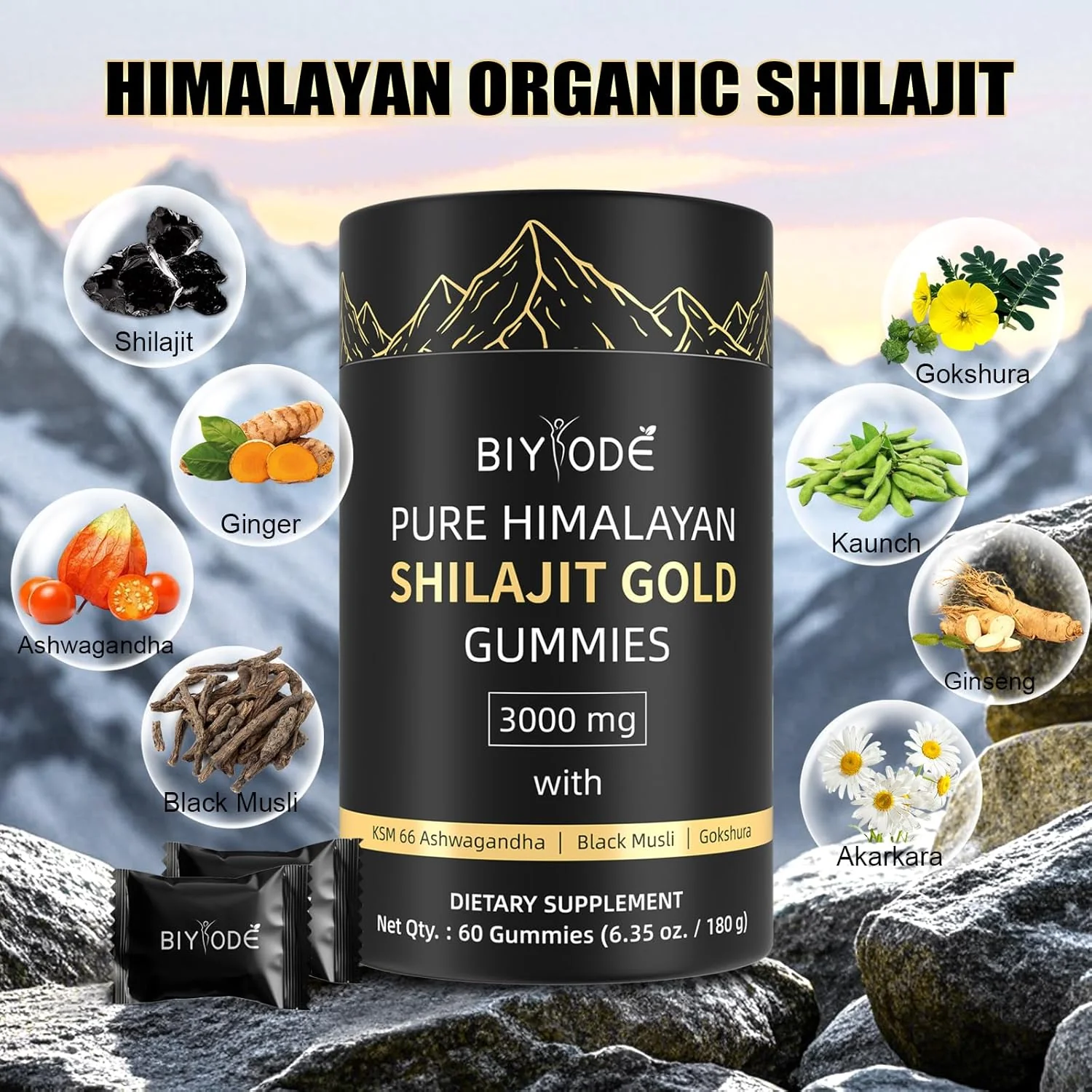 Himalayan Shilajit Gummies 120 Gummies - Image 9