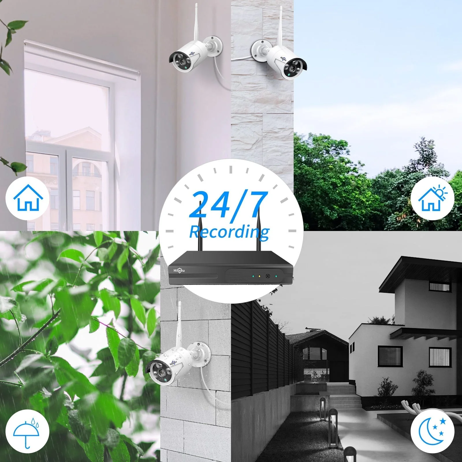 Hiseeu Wireless Security Camera System - Image 7