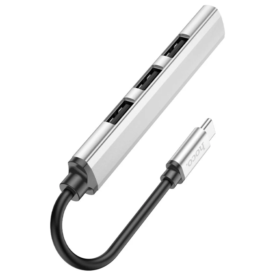 Hoco HB26 4 in 1 Type C to USB Hub NZ - Image 2