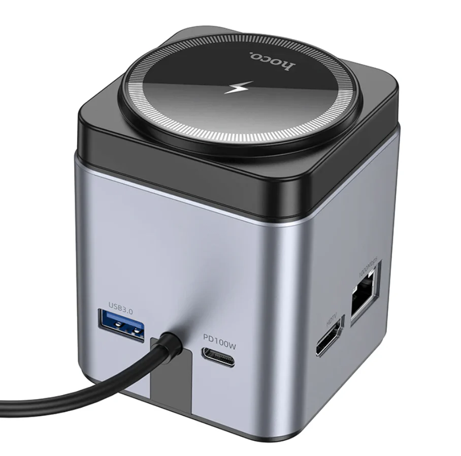 Hoco PD 100W 9 in 1 USB-C Multi Function Docking Station NZ – HB49 - Image 5