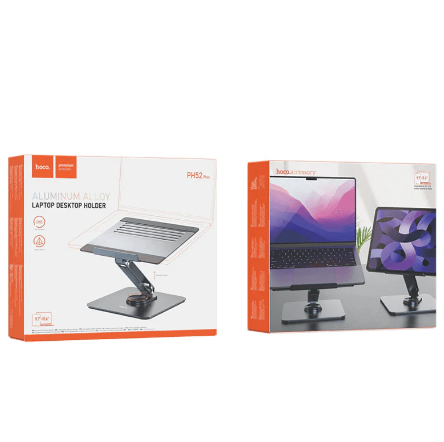 Hoco PH52 PLUS Aluminum Laptop Stand NZ – Foldable and Rotatable Ergonomic Stand - Image 8