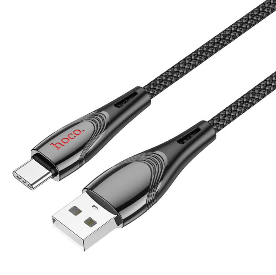 HOCO U133 USB-C Fast Charging Cable 3A 1.2m Braided NZ - Image 2