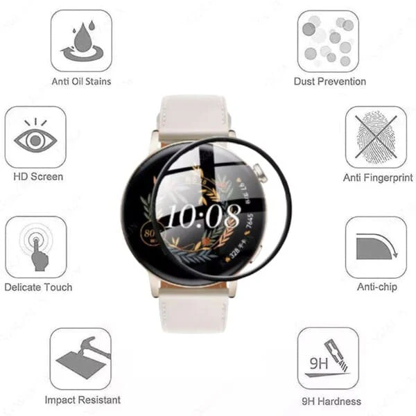 Screen Protector for Huawei GT3 Pro (43mm) - Image 3