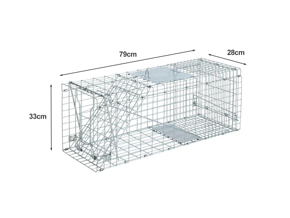 Humane Live Animal Trap Cage 79*28*33cm - Image 7
