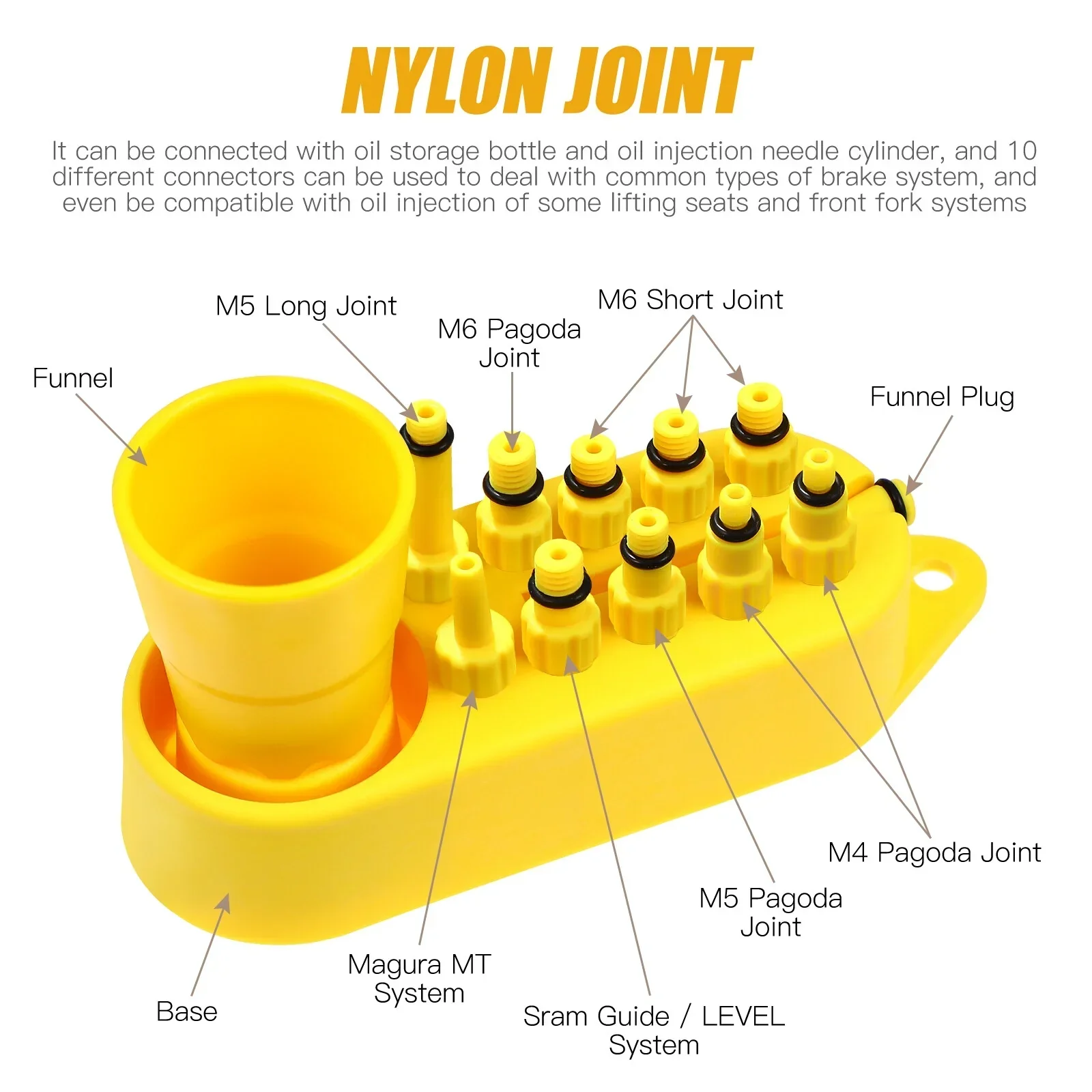 Hydraulic Disc Brake Oil Bleed Kit for Bicycle Hydraulic Repair DIY - Image 6