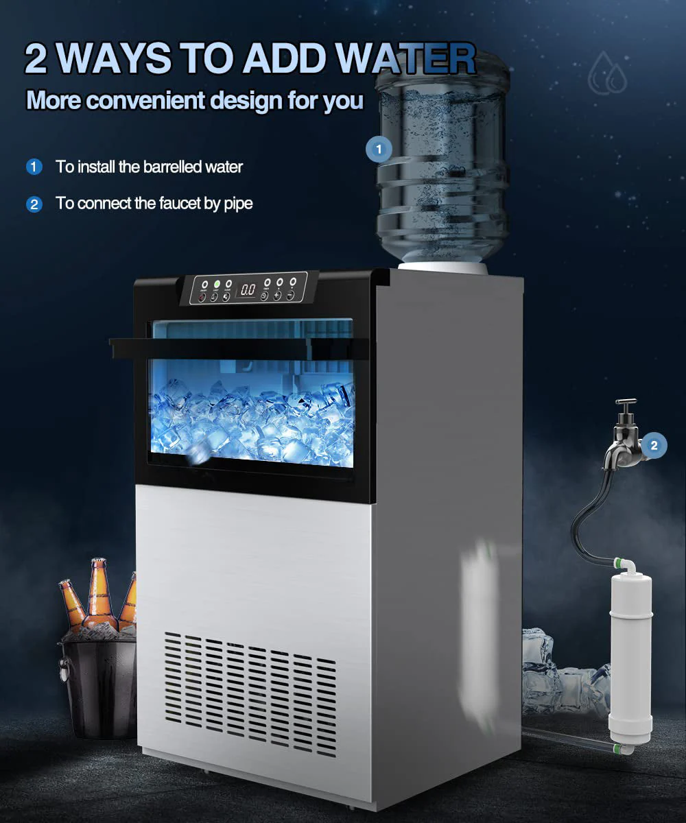 60kg Commercial Ice Cube Maker - Image 6