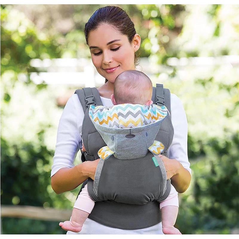 Infantino Cuddle Up Ergonomic Carry Harness with Bear Hood - Image 3