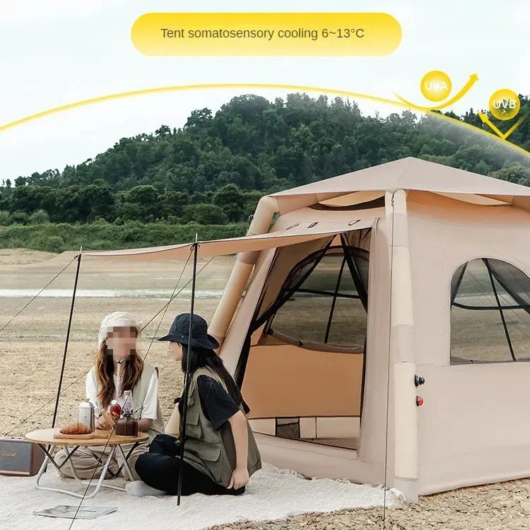 Inflatable Camping Tent with Pump - Image 11