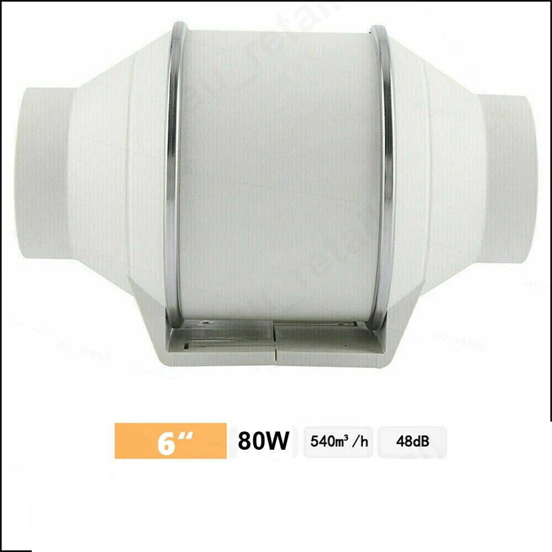Inline Extractor Fan Exhaust Duct 150MM - Image 4