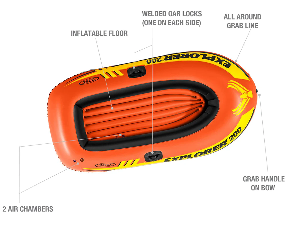 Intex Inflatable Kayak Boat - Image 5