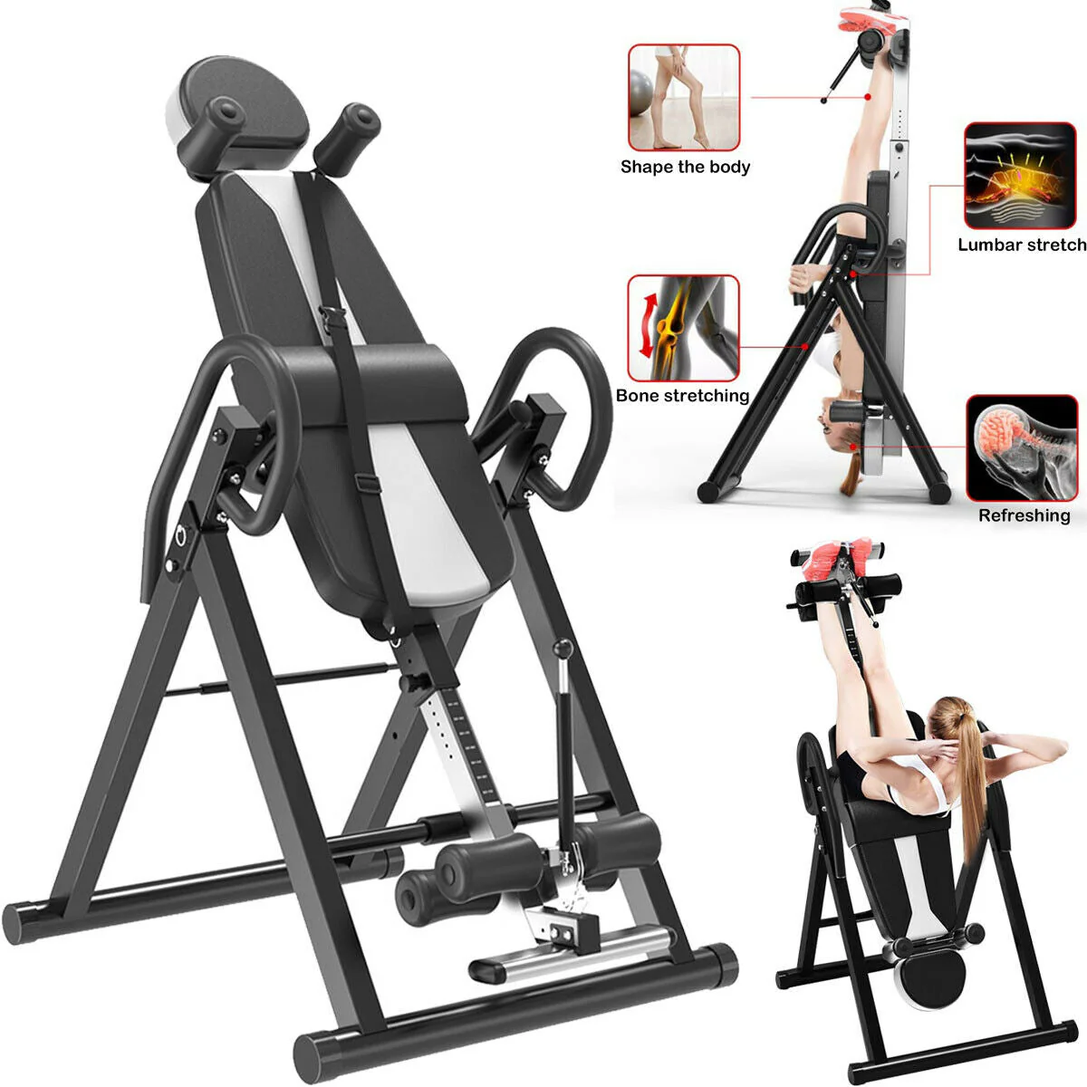 Inversion Table with Headrest Gravity Inversion Table - Image 14