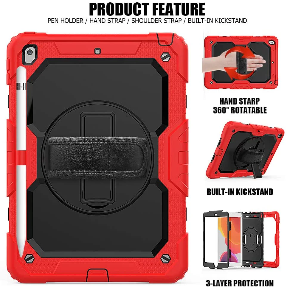 iPad 10.2 Case Rugged Shockproof Case - Image 2