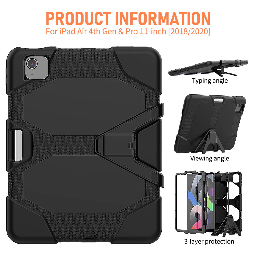 iPad 10.2 Case Rugged Shockproof Case - Image 4