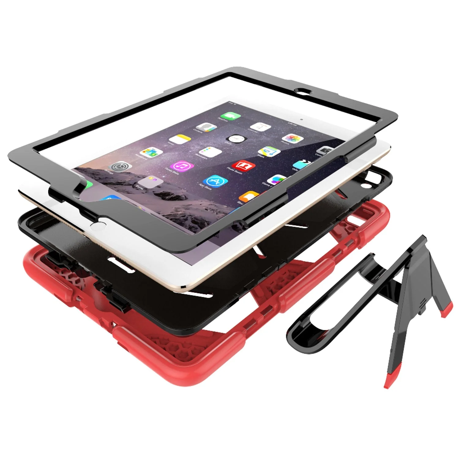 iPad 4 Case iPad 2 iPad 3 Case Cover Rugged Shockproof Case - Image 6