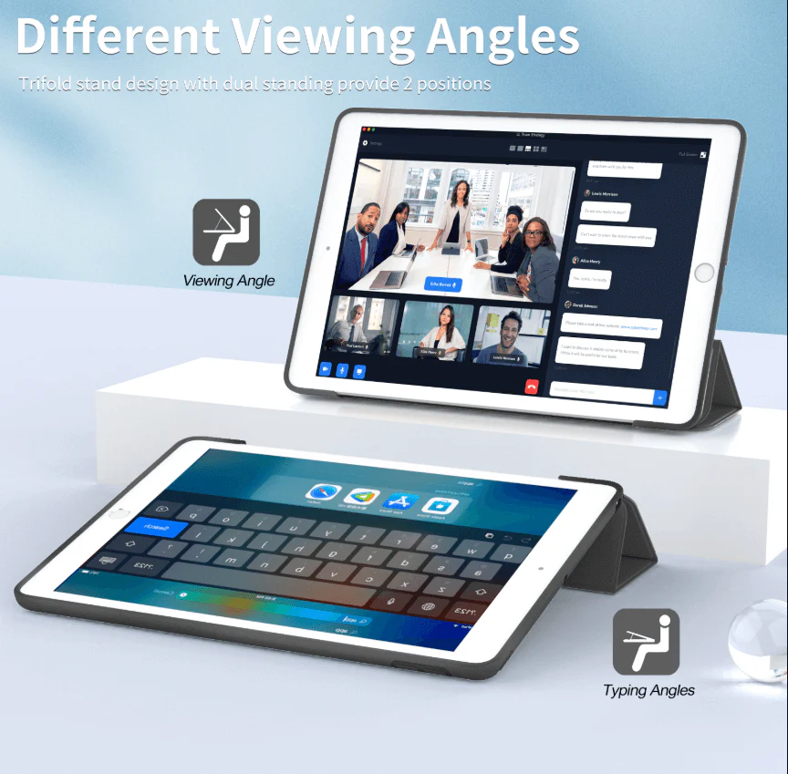 iPad 6th Gen 9.7" Ultra Slim Smart Case – Trifold Protective Cover - Image 7