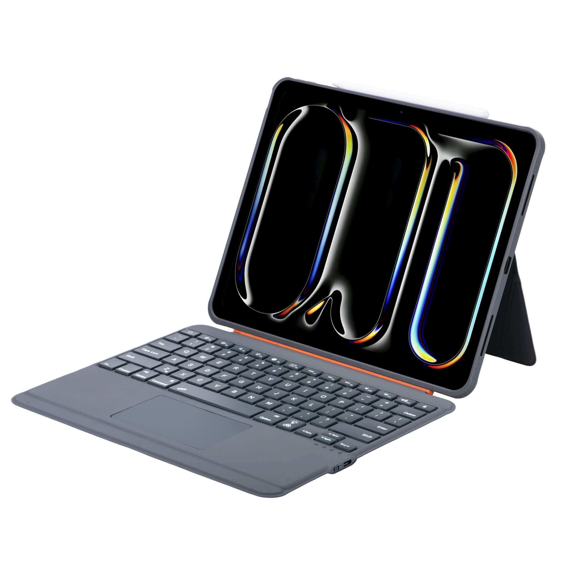 iPad Pro 12.9" /Air 13 Detachable Bluetooth Keyboard With Stand Case - Image 3
