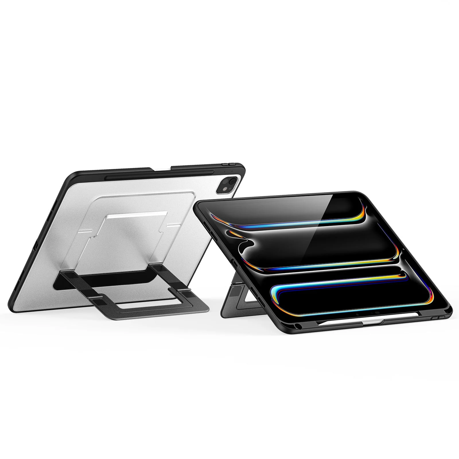iPad Pro 13 2024/2025 Back Stand Case with Pencil Holder - Image 4